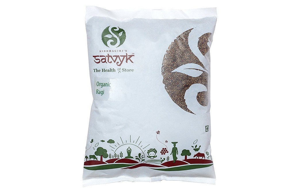Siddhagiri's Satvyk Organic Ragi    Pack  500 grams